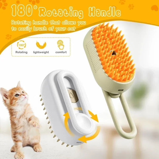 3-in-1 Cat Steam Brush